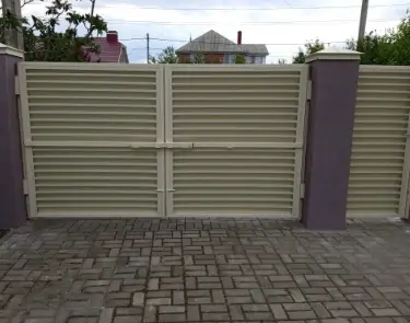 Распашные ворота с автоматикой в Твери под ключ