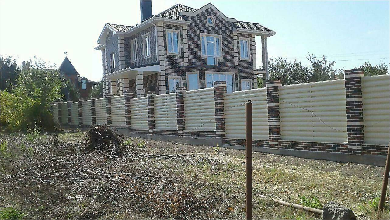 Забор из штакетника 115м фото6 в Твери