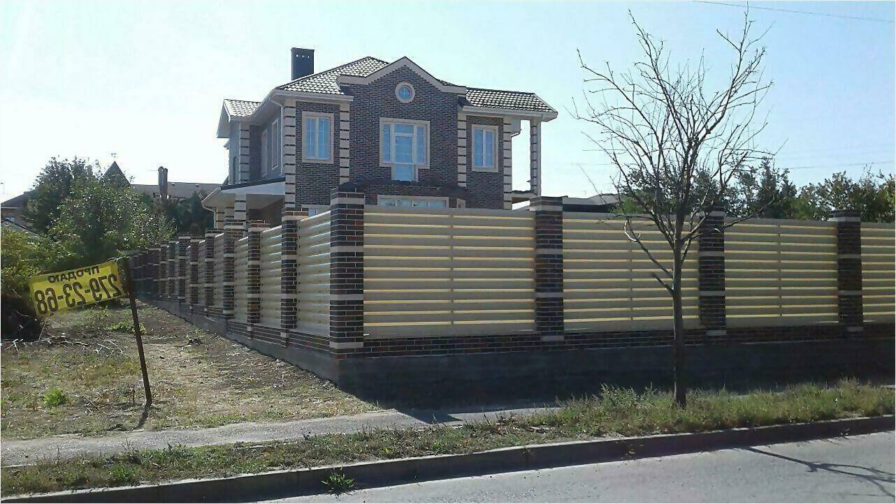 Забор из штакетника 115м фото3 в Твери
