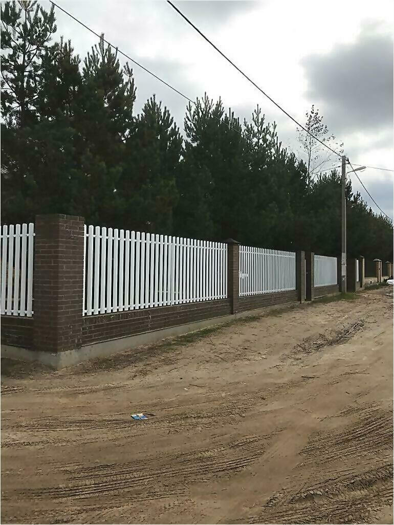 забор из штакетника 95м фото4 в Твери