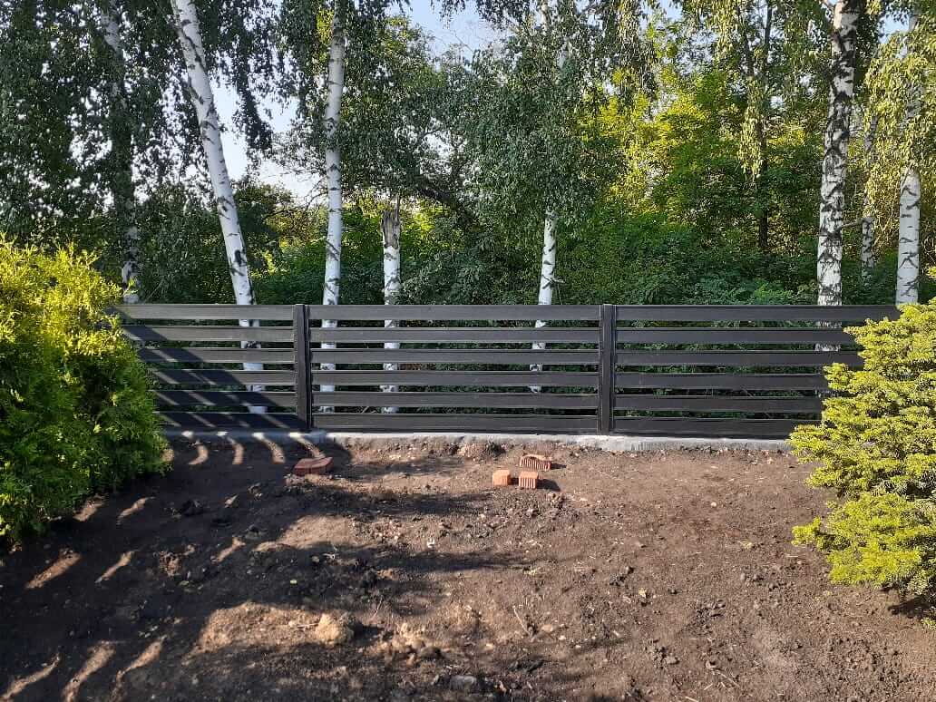 Забор-ранчо из металлопланкена 48м RAL9005 Черный МАТТЕ в Твери