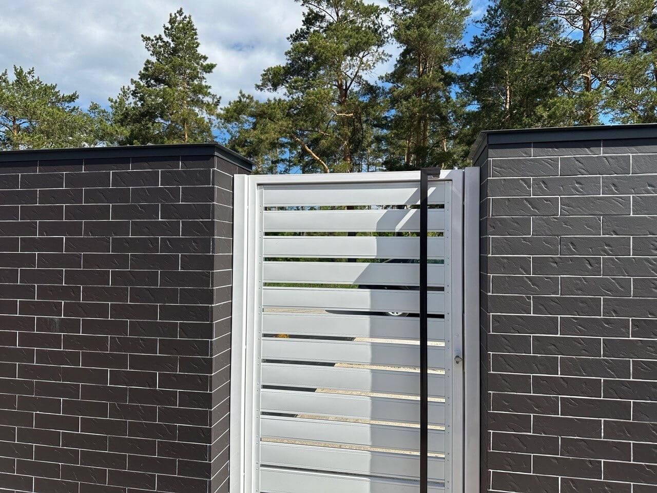 Калитка из металлопланкена RAL9003 Белый фото 3 в Твери