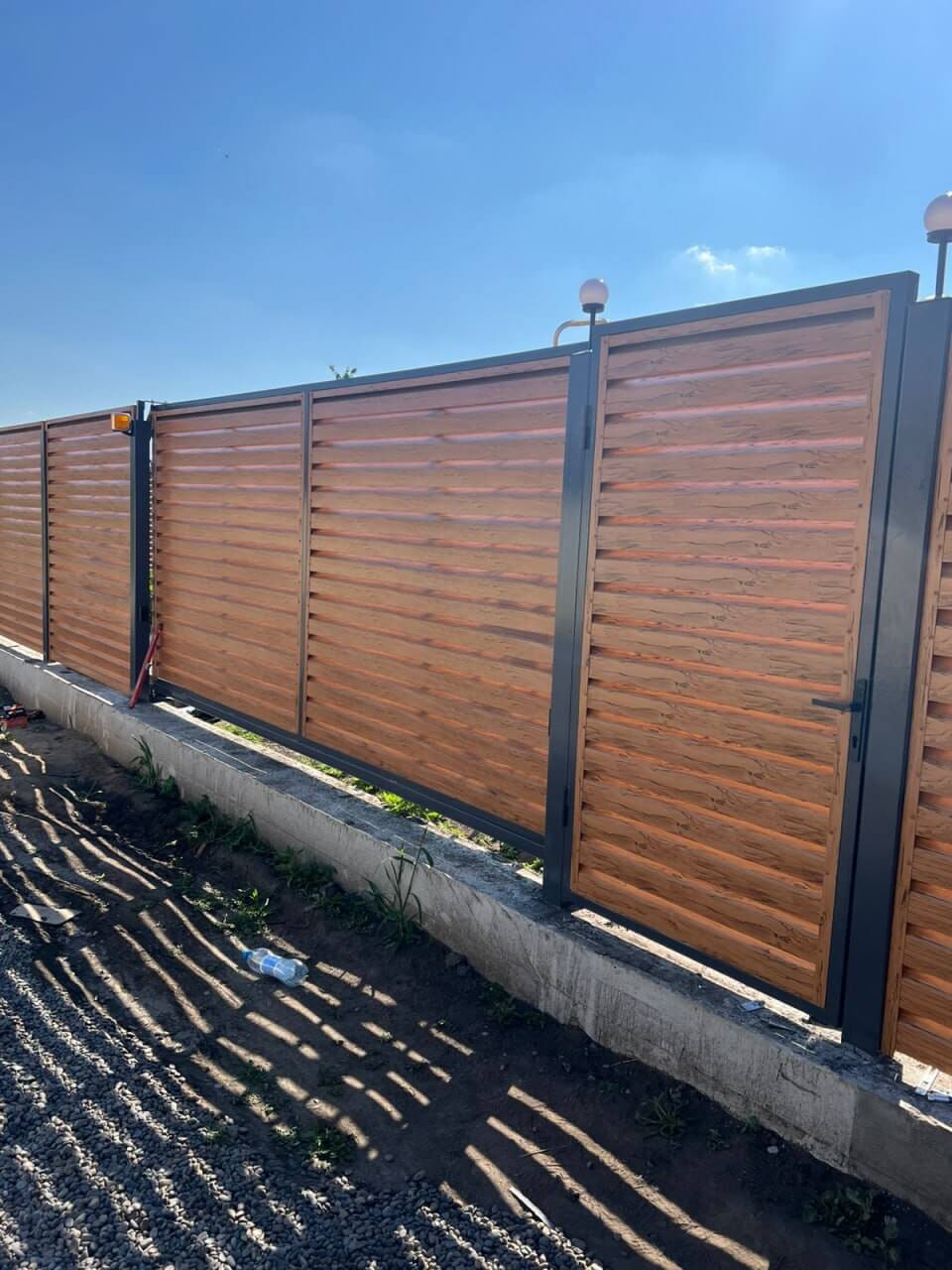 Забор-жалюзи из ламелей Хай-Тек 57м Кипарис 2xPrintech двусторонний в Твери
