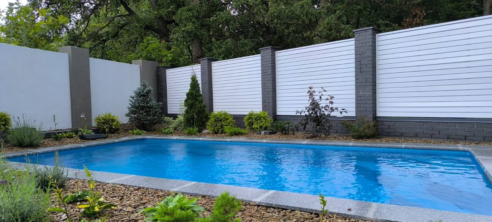 Забор-жалюзи из ламелей Хай-Тек 54м RAL9003 Белый фото 4 в Твери