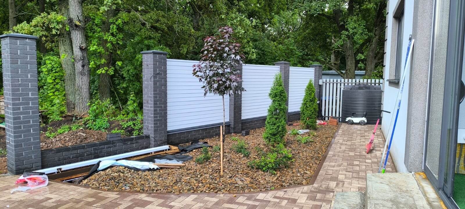 Забор-жалюзи из ламелей Хай-Тек 54м RAL9003 Белый фото 3 в Твери