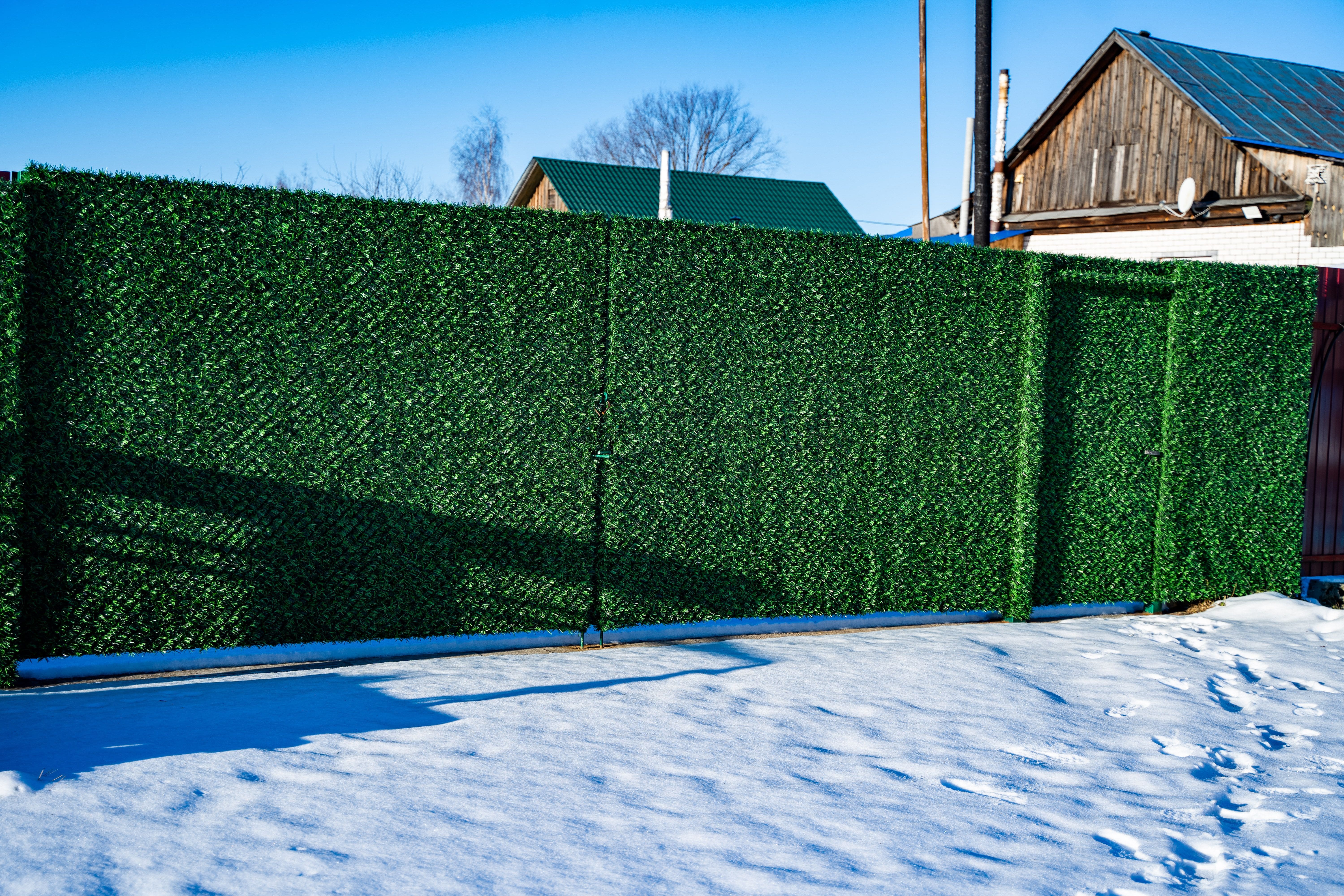 Вечнозеленый забор Grass Fence рулон 2м фото 4 в Твери